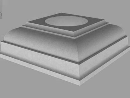 Baza coloana decorativa de exterior DT03A - 20x20x42 cm