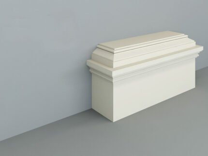 Baza pilastru decorativ de exterior MT04A - 25x11x51 cm