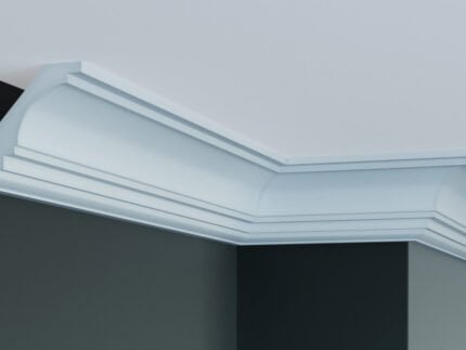 Cornisa decorativa din poliuretan Flexibil P943F - 9x9.2x200 cm