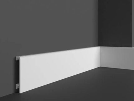 Plinta decorativa din poliuretan flexibil HCR508F - 9x1.6x244 cm