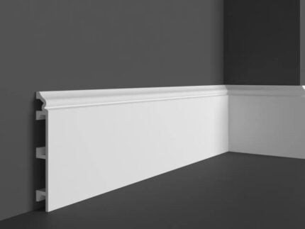 Plinta decorativa din poliuretan flexibil HCR509F - 12.9x1.9x200 cm