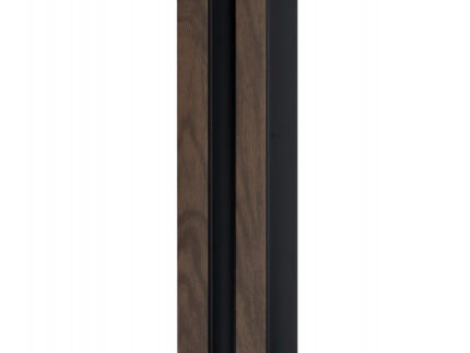 Profil dreapta pentru panou riflat 3D Vasco, Walnut, 270x3.1cm, Lamelio